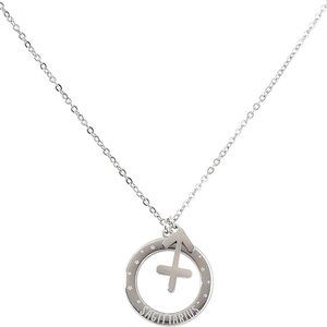 NWT Quotes by Izzy and Oliver Stainless Steel Sagittarius Pendant Necklace